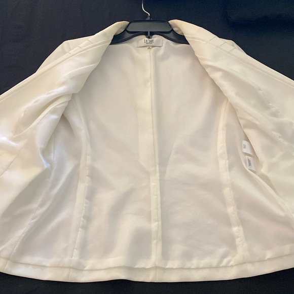 LE SUIT PETITE SINGLE BUTTON BLAZER - Picture 5 of 7